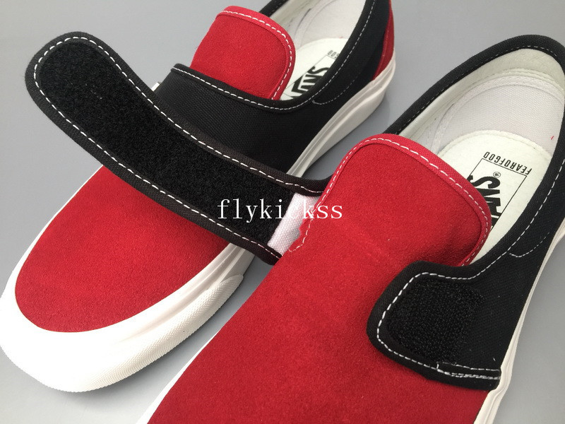 Fear of God x Vans Slip-On VN0A3MQ5NP4H Red